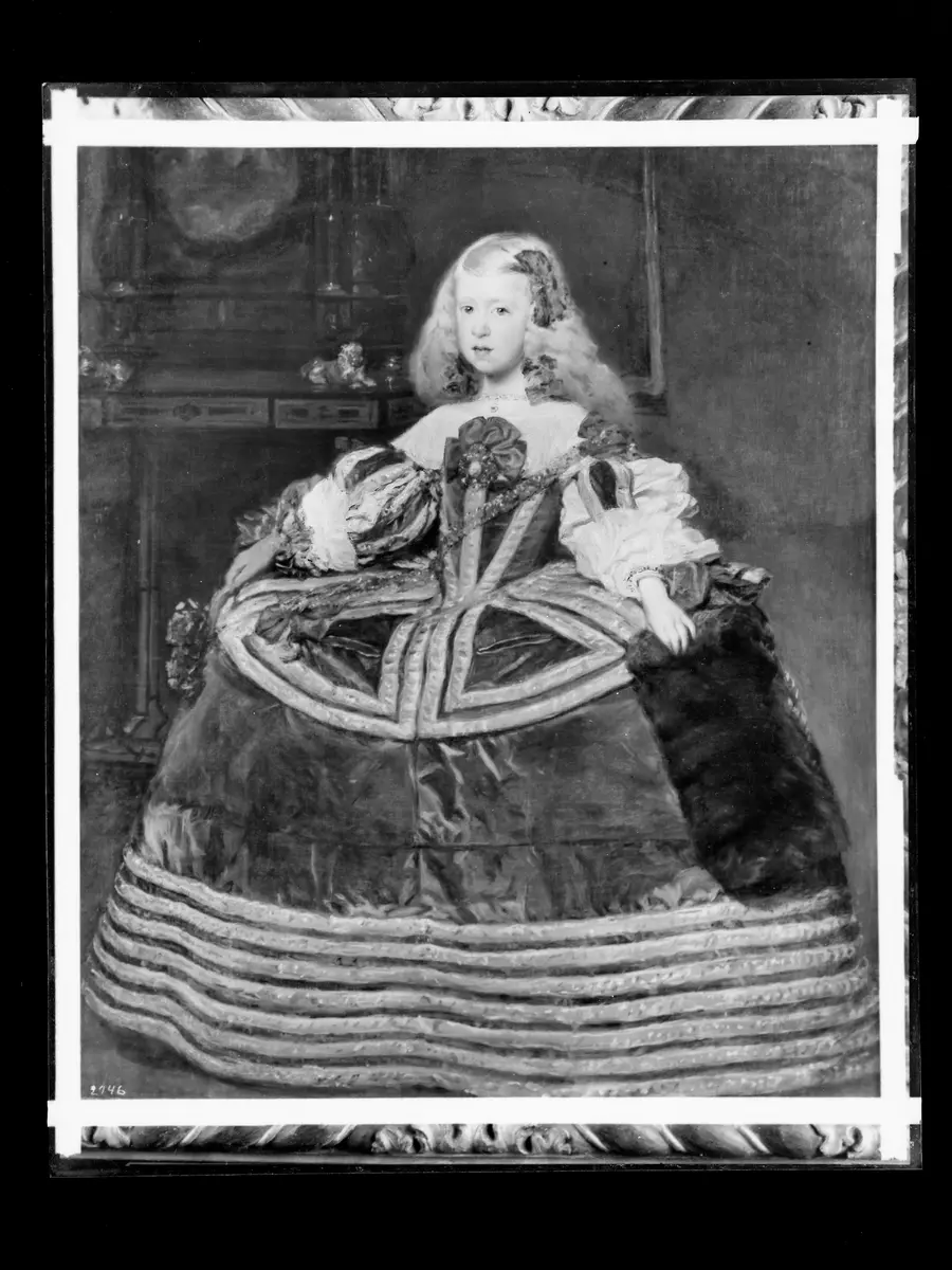 Infantin Margarita Teresa (1651-1673) in blauem Kleid
