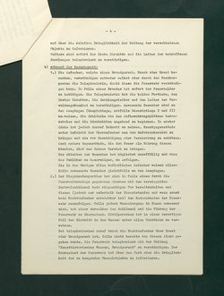 Feuerlöschordnung für das Kunsthistorische Museum, Teil I: Hauptgebäude