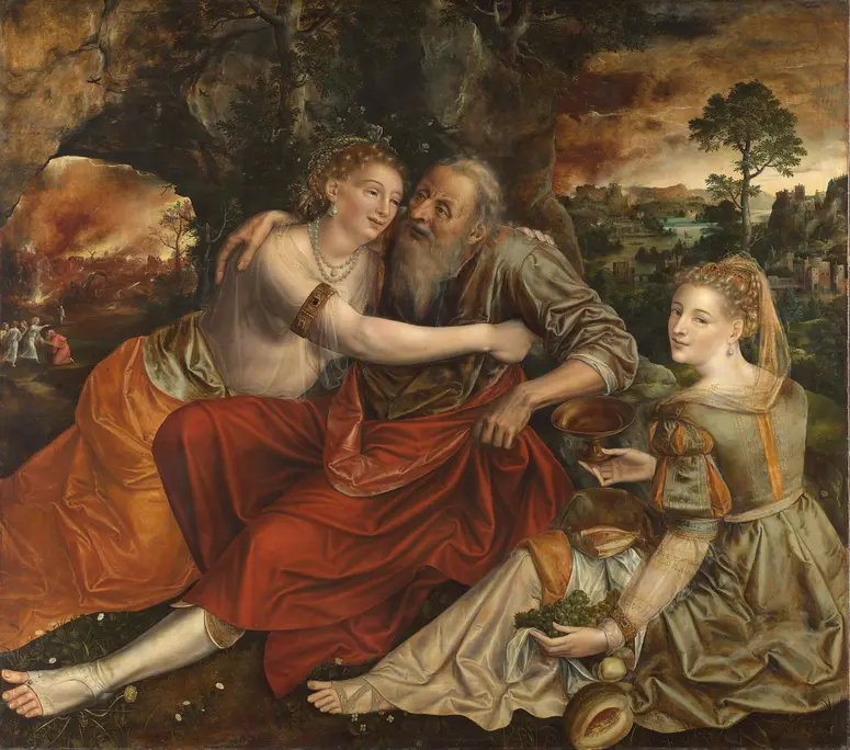 Lot und seine Töchter