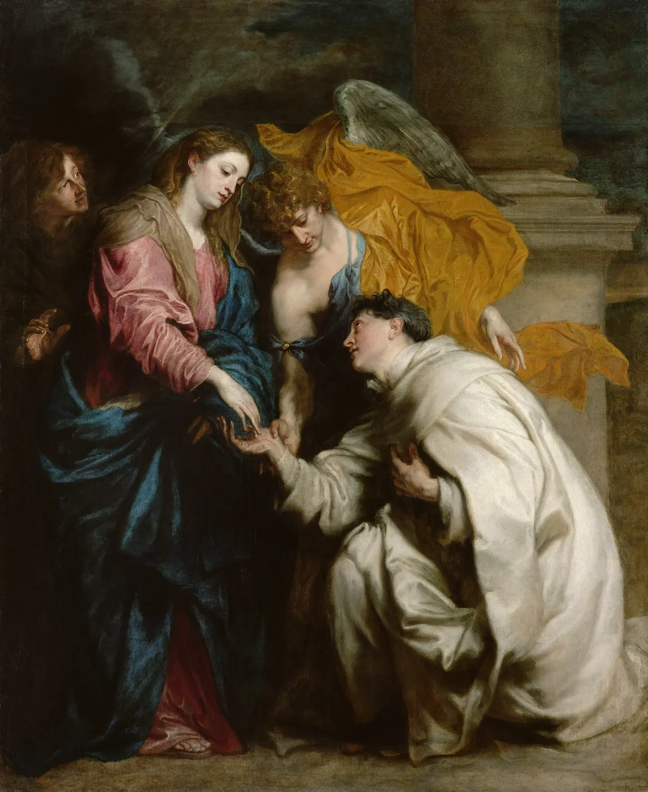 Mystische Verlobung des heiligen Hermann Joseph mit Maria