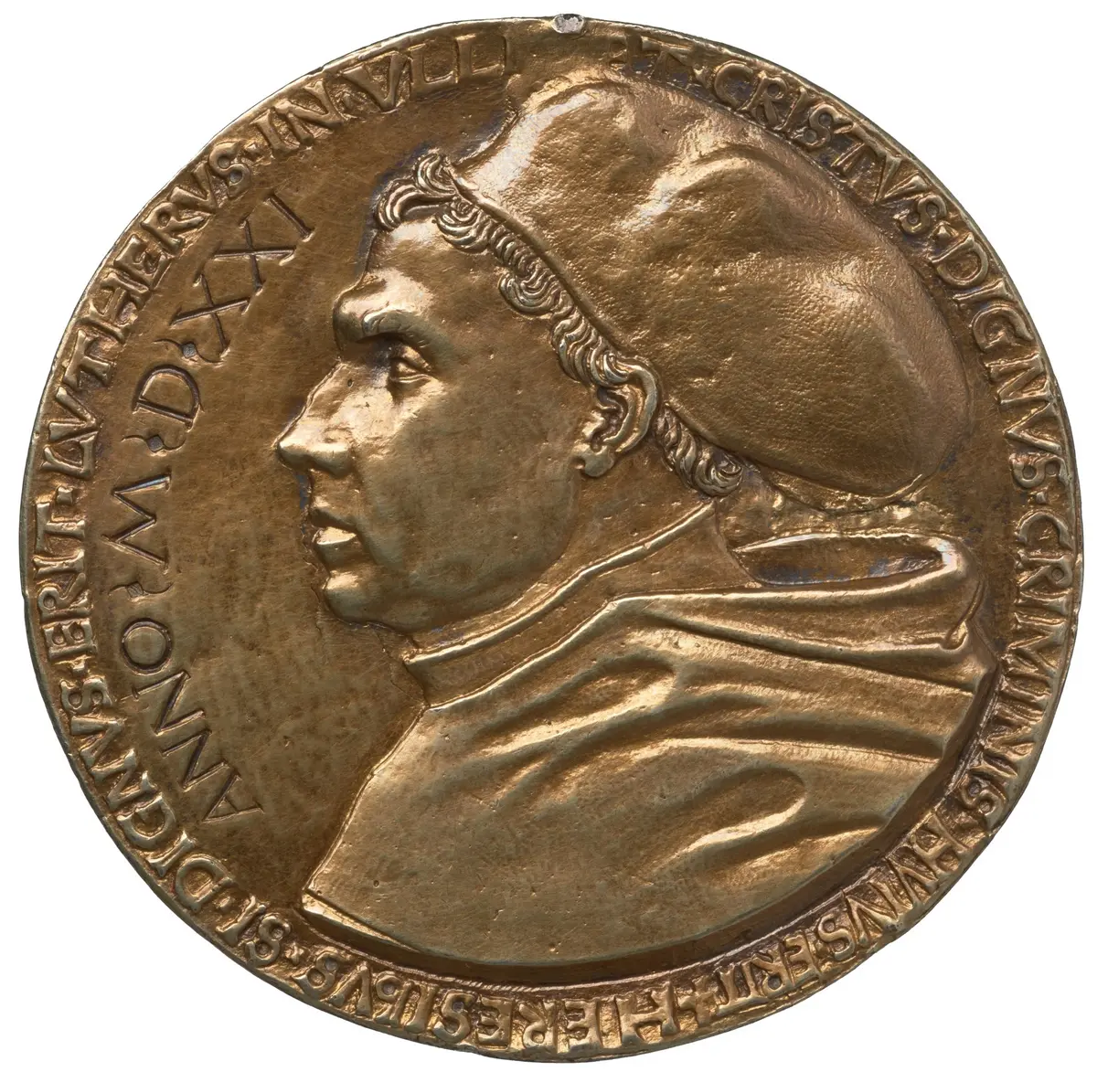 Portraitmedaille auf Martin Luther