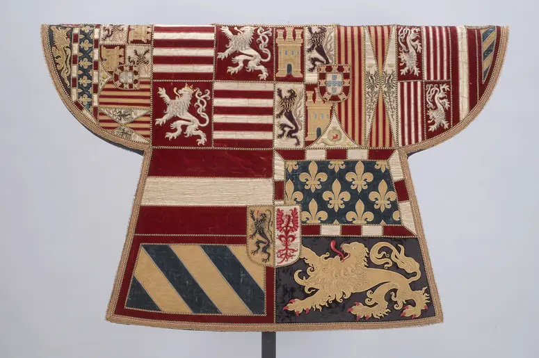 Wappenrock des Ersten Wappenkönigs von Erzherzog Albrecht, Souverän der Niederlande 1598-1621