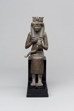 Göttin Isis mit Harpokrates