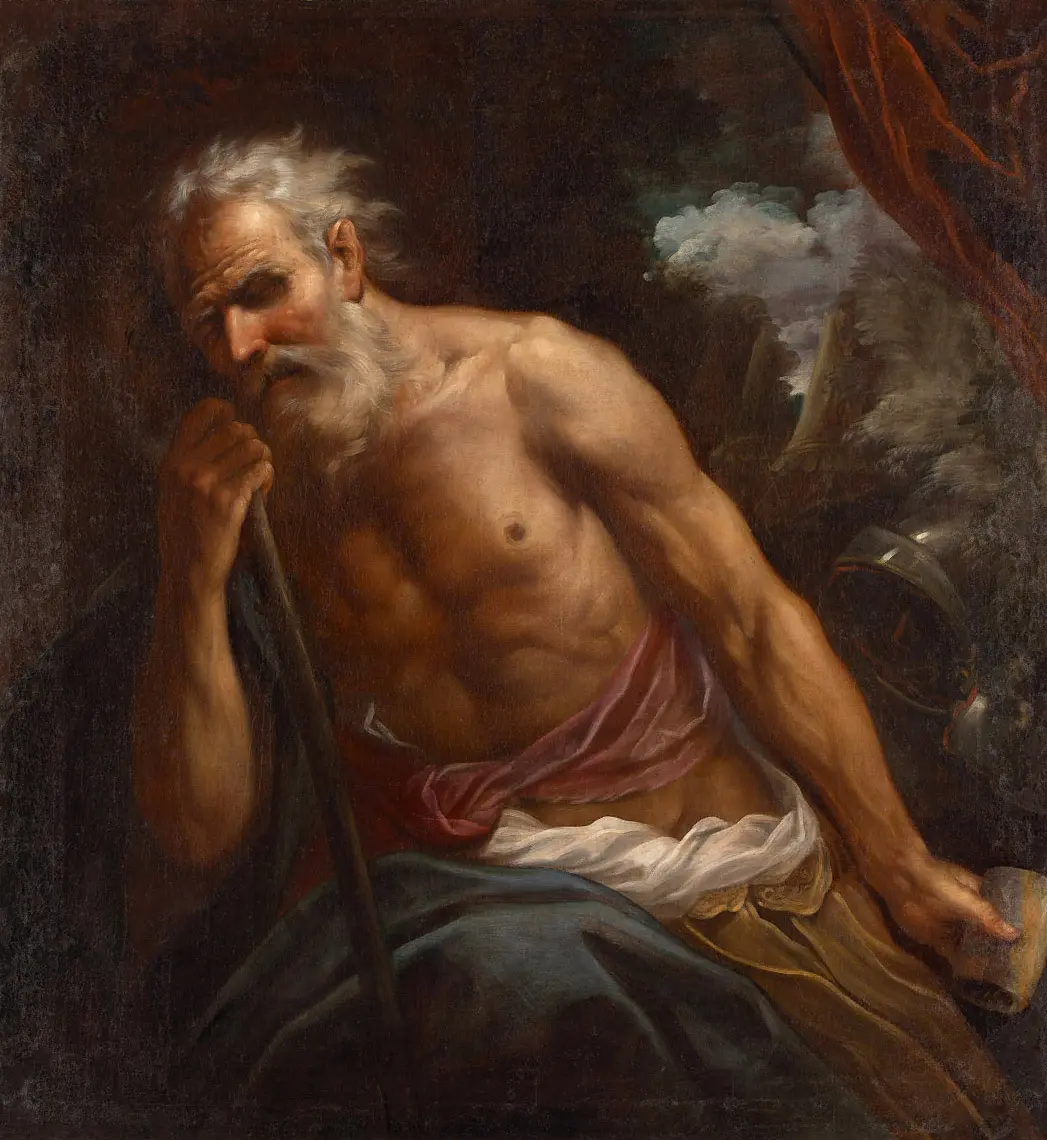 Belisarius vor seinem Feldlager