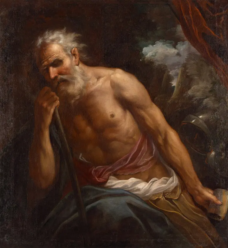 Belisarius vor seinem Feldlager