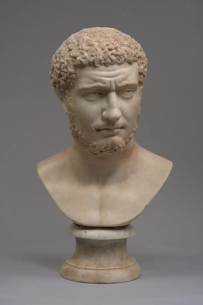 Porträtkopf eines bärtigen Mannes (sog. Caracalla)