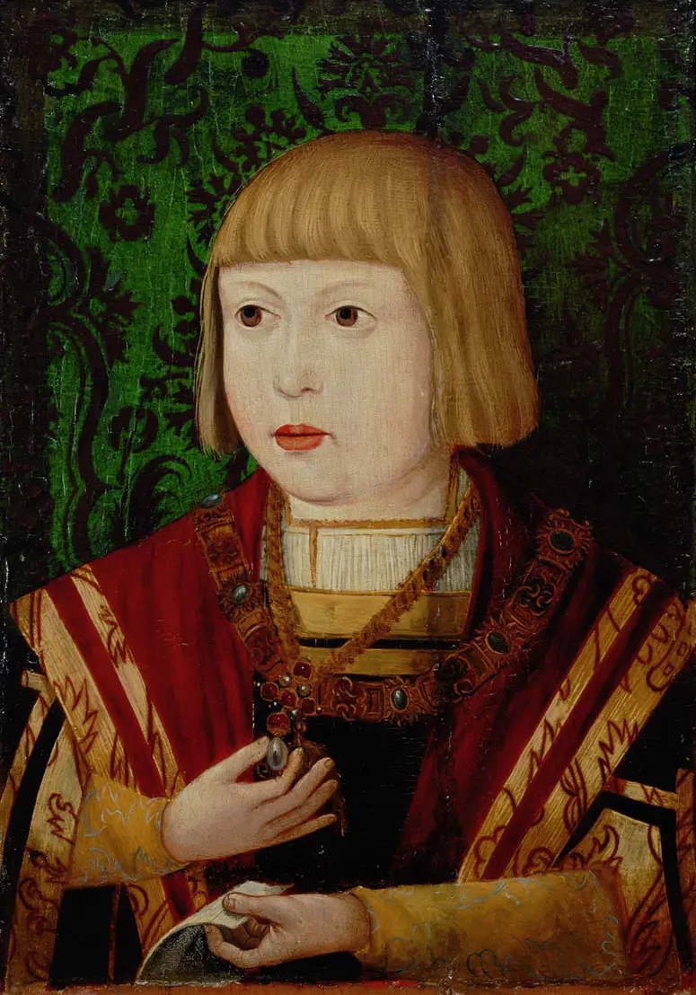 Kaiser Ferdinand I. (1503-1564) im Alter von zehn oder zwölf Jahren
