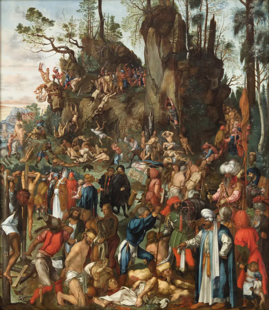 Marter der Zehntausend Christen