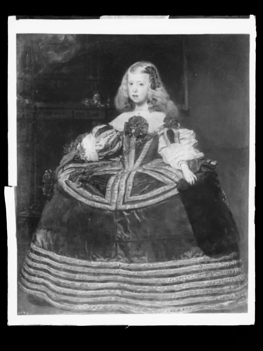 Infantin Margarita Teresa (1651-1673) in blauem Kleid