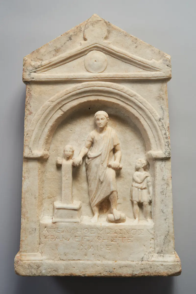Grabrelief des Apelles aus Herakleia