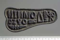 Stempel in Fußform