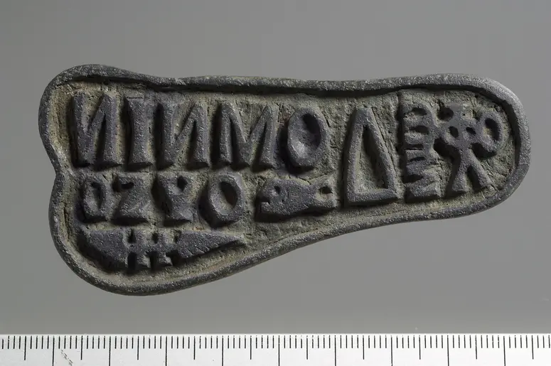 Stempel in Fußform