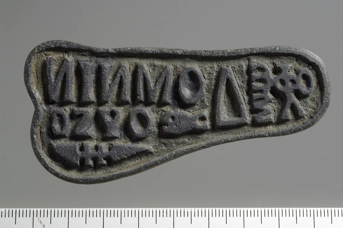 Stempel in Fußform