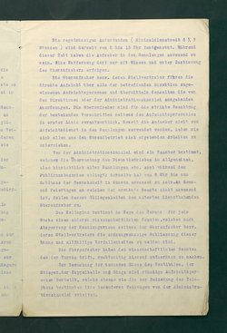 Dienstbestimmungen für das Aufsichtspersonal in den Sammlungen