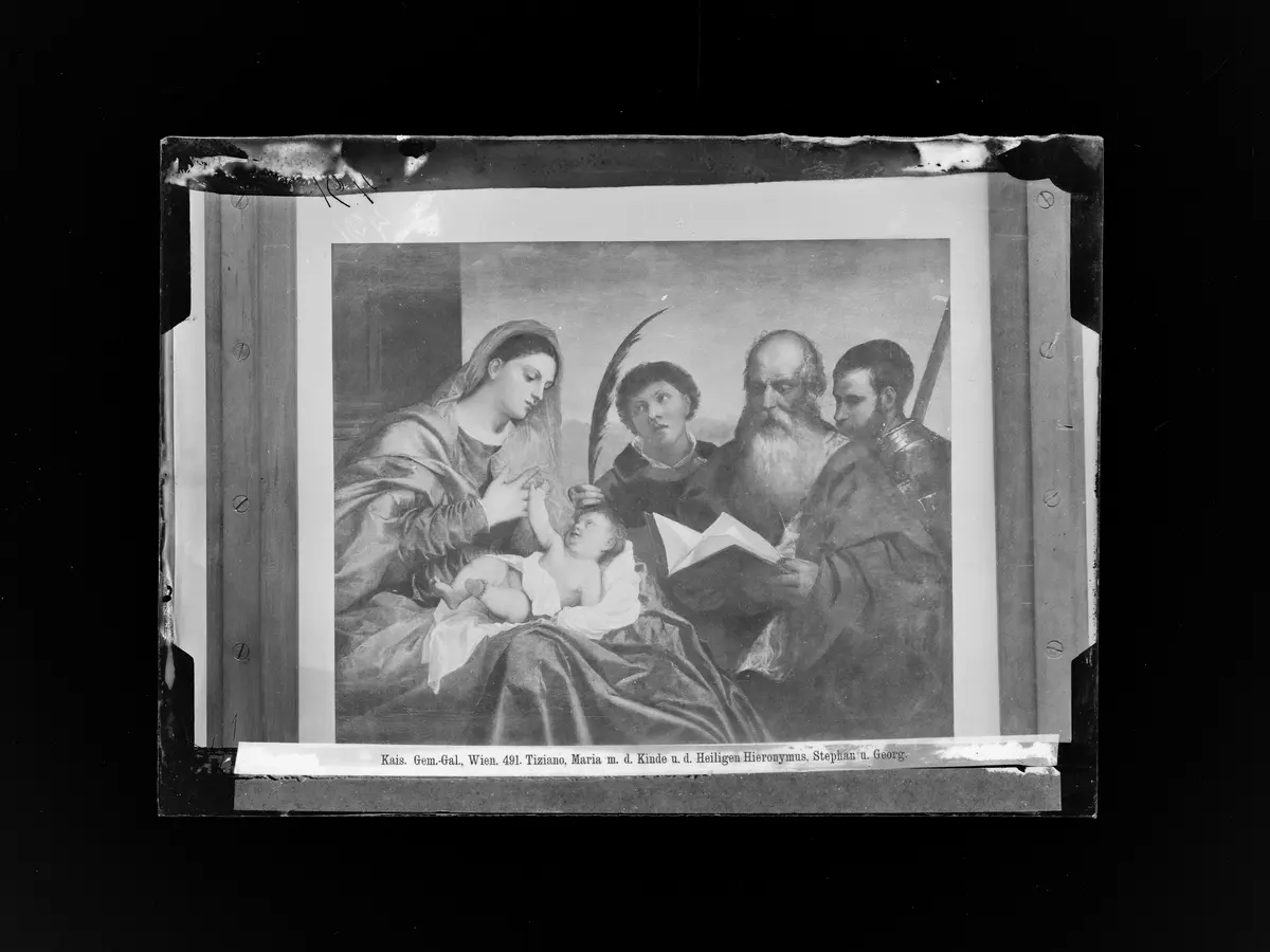 Maria mit Kind und den hll. Stephanus, Hieronymus und Mauritius