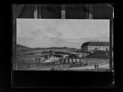 Das kaiserliche Lustschloß Schloss Hof, Ansicht von Norden