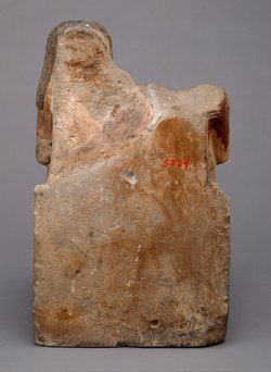 Statue group of Wah-ib with his wife Teri and a son