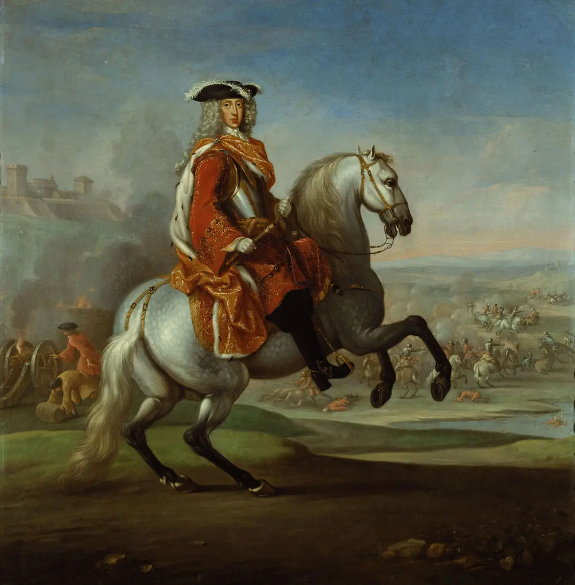 Herzog Karl V. von Lothringen (1643-1690) als Feldherr zu Pferd