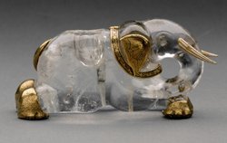 Elefant mit Salzfaß 