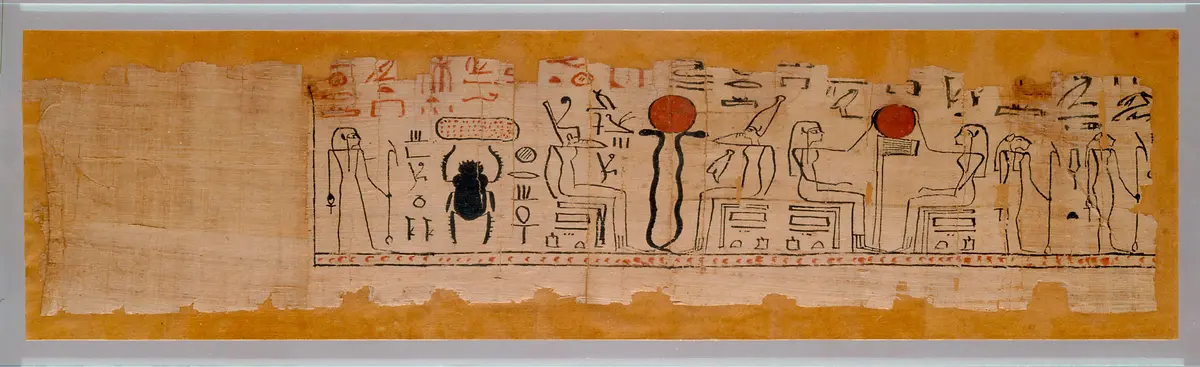 Teil eines Totenpapyrus