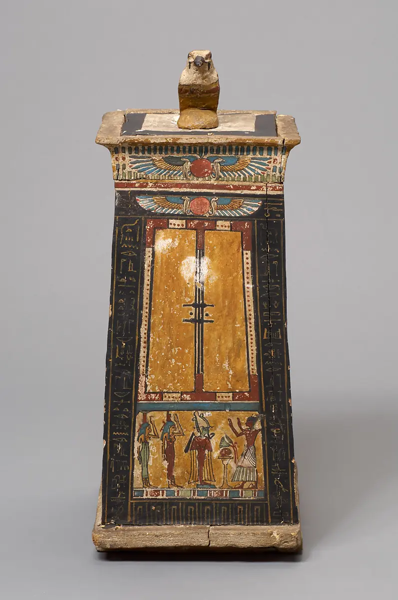 Eingeweidekasten in Form einer Kapelle