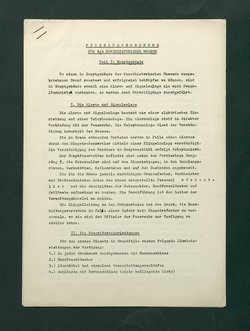 Feuerlöschordnung für das Kunsthistorische Museum, Teil I: Hauptgebäude