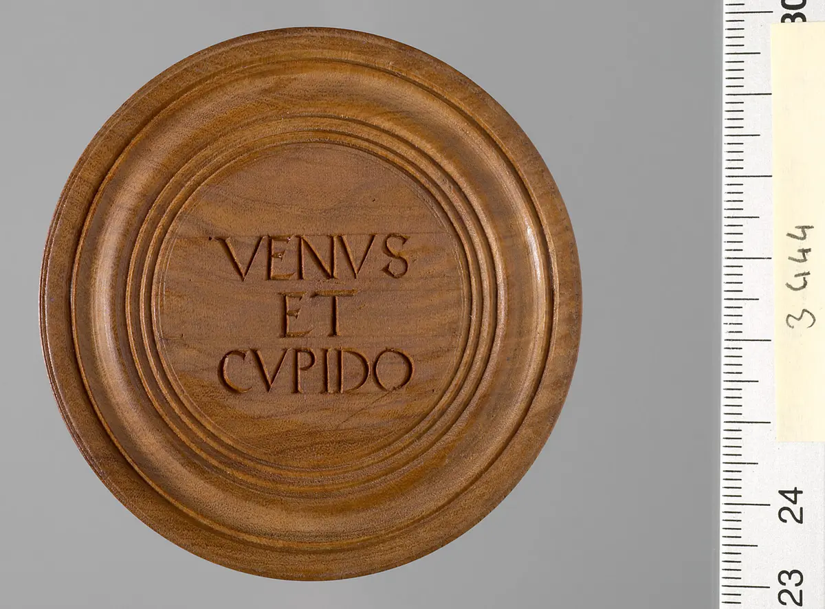 Venus und Cupido; Spielstein für das Brettspiel für den 