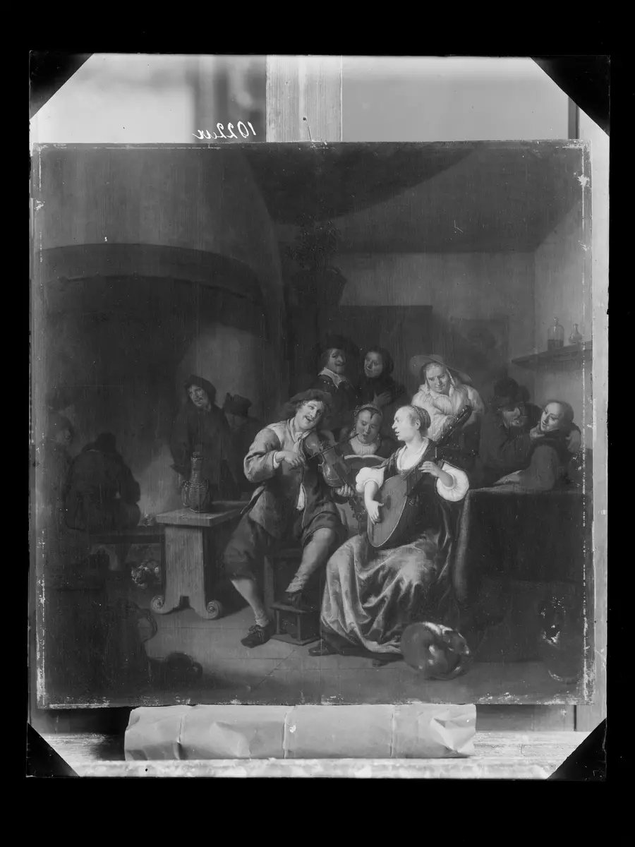 Musizierende Bauerngesellschaft
