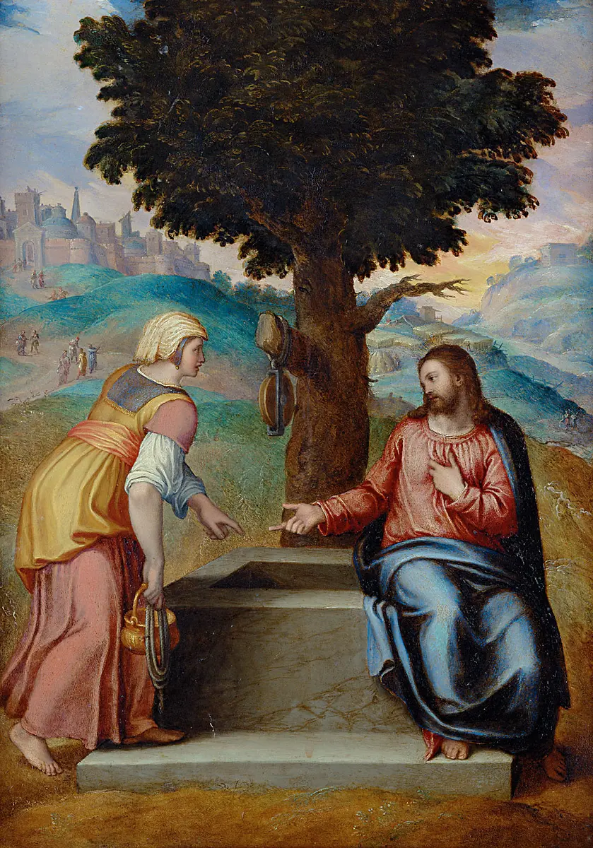 Christus und die Samariterin am Brunnen