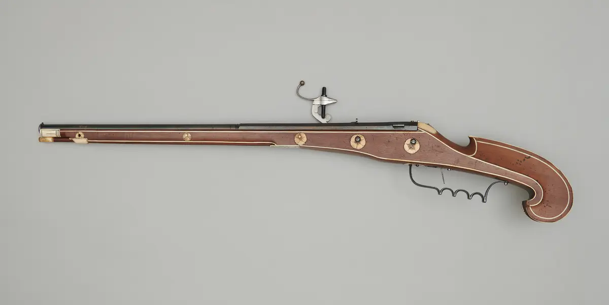 Hinterladegewehr mit Radschloss