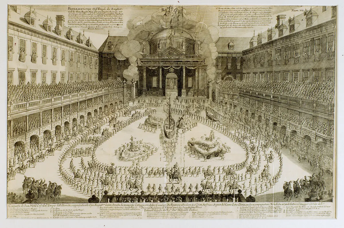 Das Rossballett in der Wiener Hofburg am 24.Jänner 1667