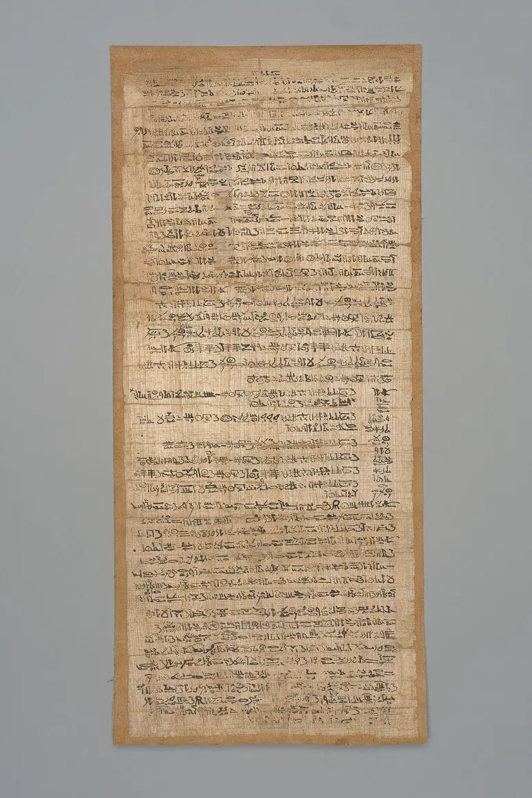 Papyrus mit dem sogenannten