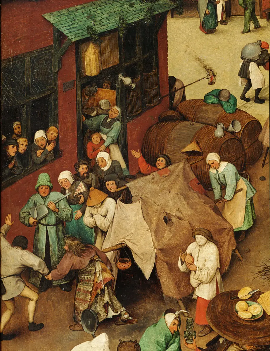 Kampf zwischen Fasching und Fasten
