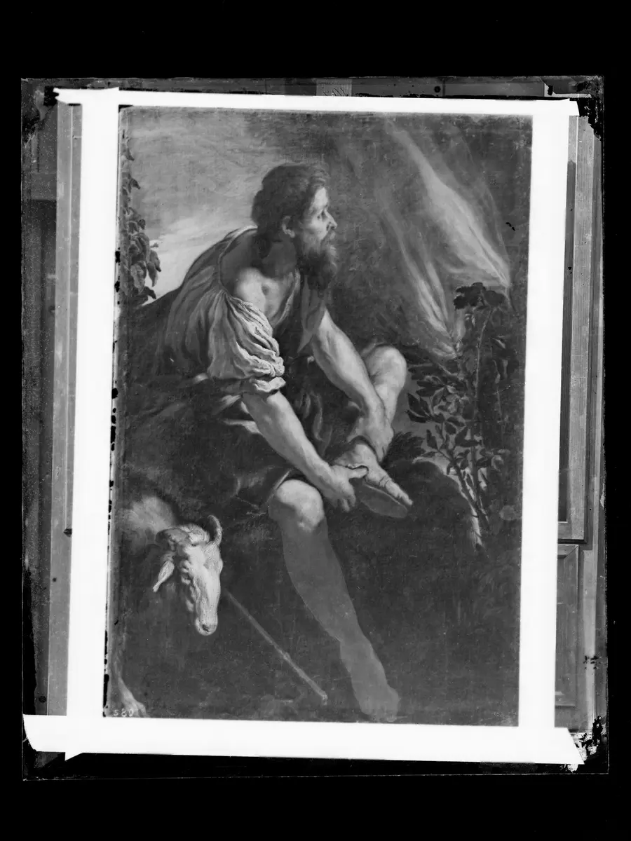 Moses vor dem brennenden Dornbusch