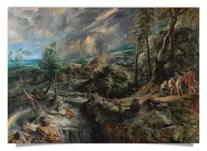 Rubens - Gewitterlandschaft mit Jupiter, Merkur, Philemon und Baucis