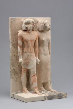 Gruppenstandbild des Hetep-seschat und einer Frau