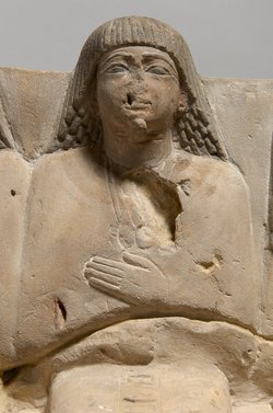 Statuengruppe des Meri-ptah, des Sa-aset und der Kafi