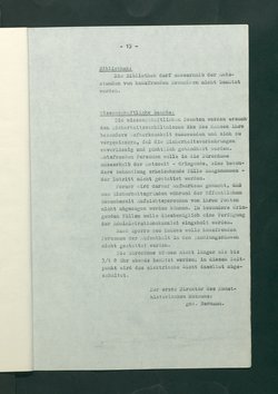 Dienstbestimmungen für das Aufsichtspersonal in den Sammlungen