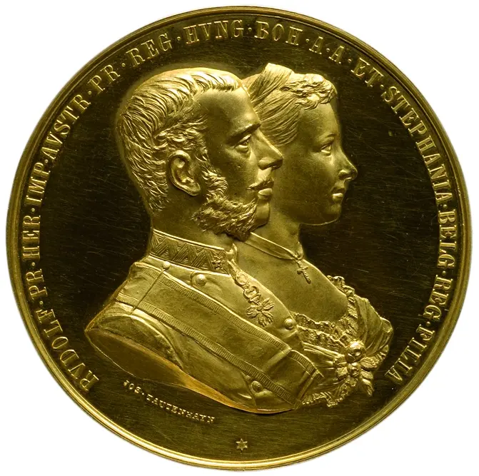 Habsburg: Kronprinz Rudolf und Stephanie von Belgien (dessen Gemahlin)
