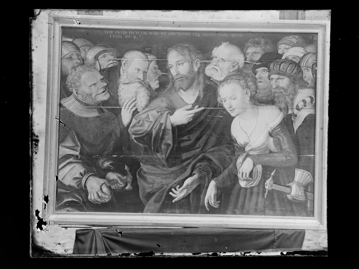 Die Sünderin vor Christus
