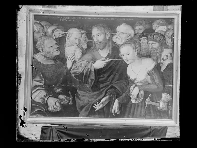 Die Sünderin vor Christus