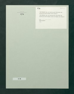 Bestimmungen über die Benutzung der Bibliothek des Kunsthistorischen Museums durch Externe und durch Beamte des Museums