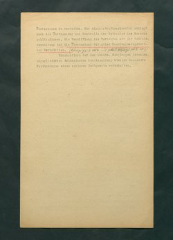 Provisorische Bestimmung für die Verwaltung der kunsthistorischen Sammlungen