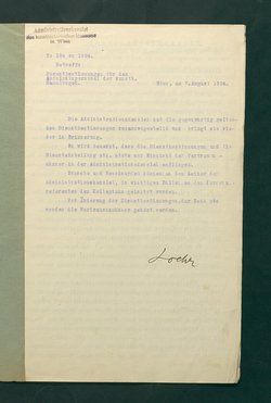 Dienstbestimmungen für das Aufsichtspersonal in den Sammlungen