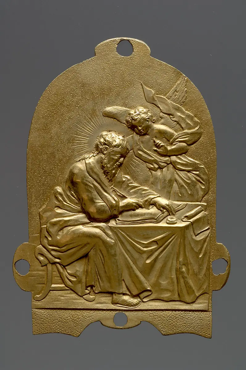 Evangelist Matthäus; Rest einer substitutorischen Reichskrone Kaiser Ferdinands III.