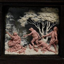 Tafel mit 60 Szenen aus den Metamorphosen des Ovid