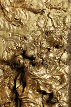 Die Begegnung von Papst Leo des Großen mit dem Hunnenkönig Attila