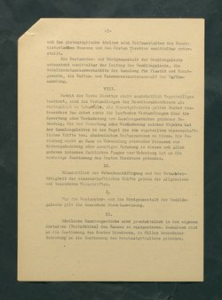 Dienstvorschrift für das Kunsthistorische Museum in Wien