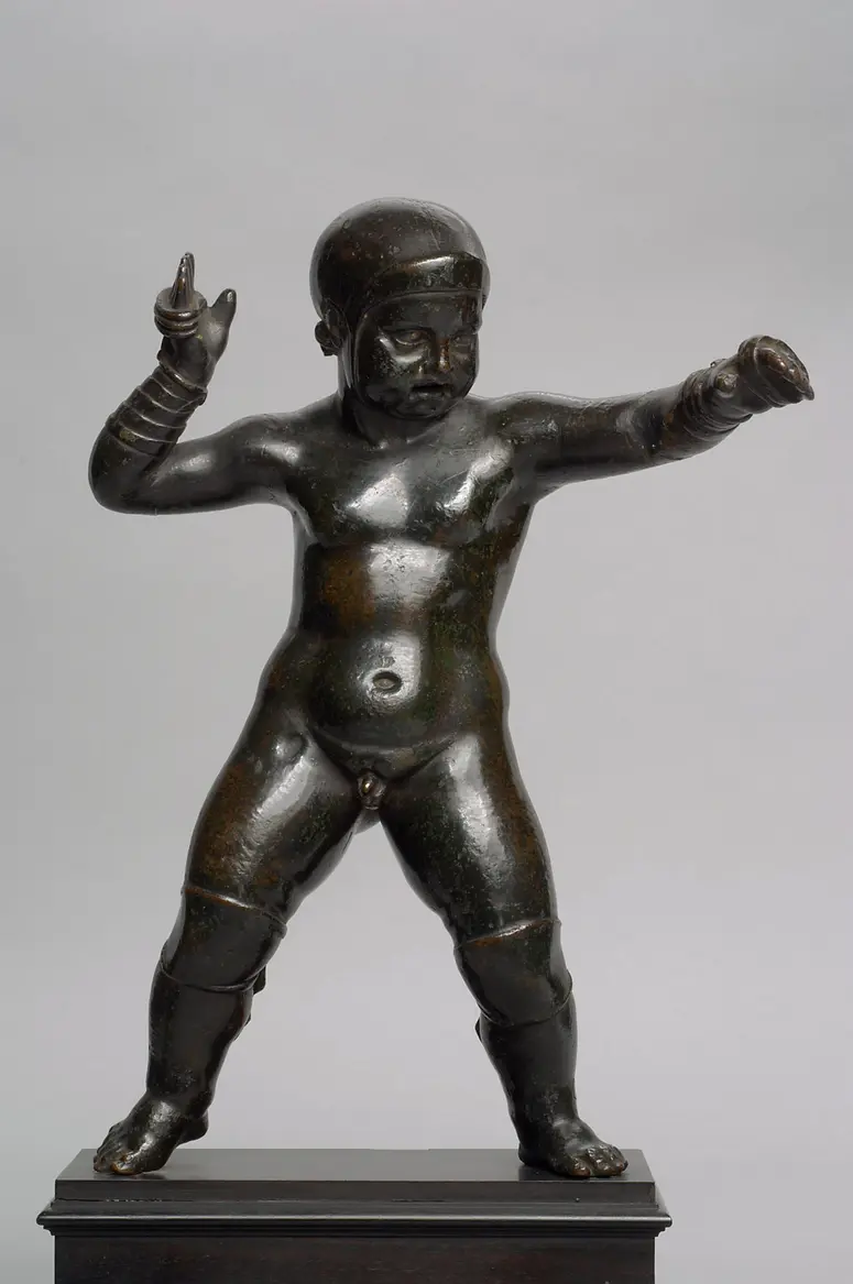 Putto als Faustkämpfer
