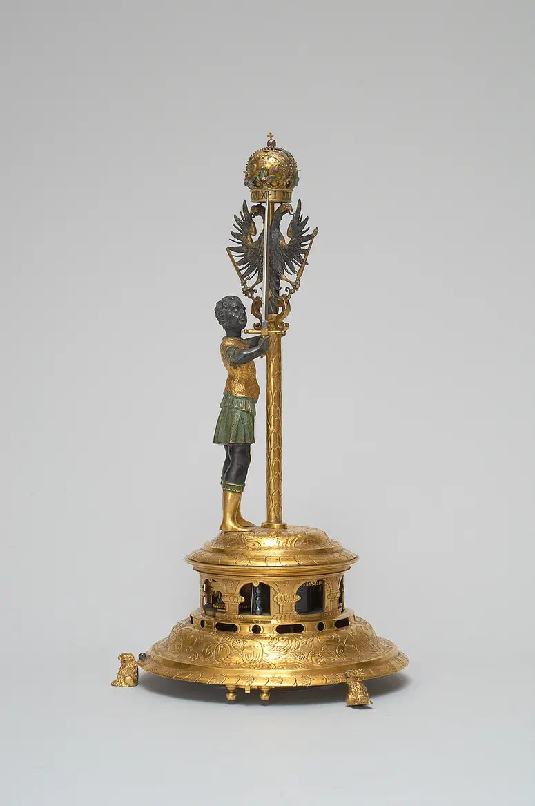 Automaton Clock with African